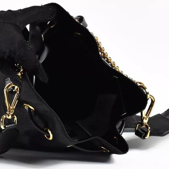 VERSACE Nylon drawstring shoulder bag (NEW) - Picture 6 of 14